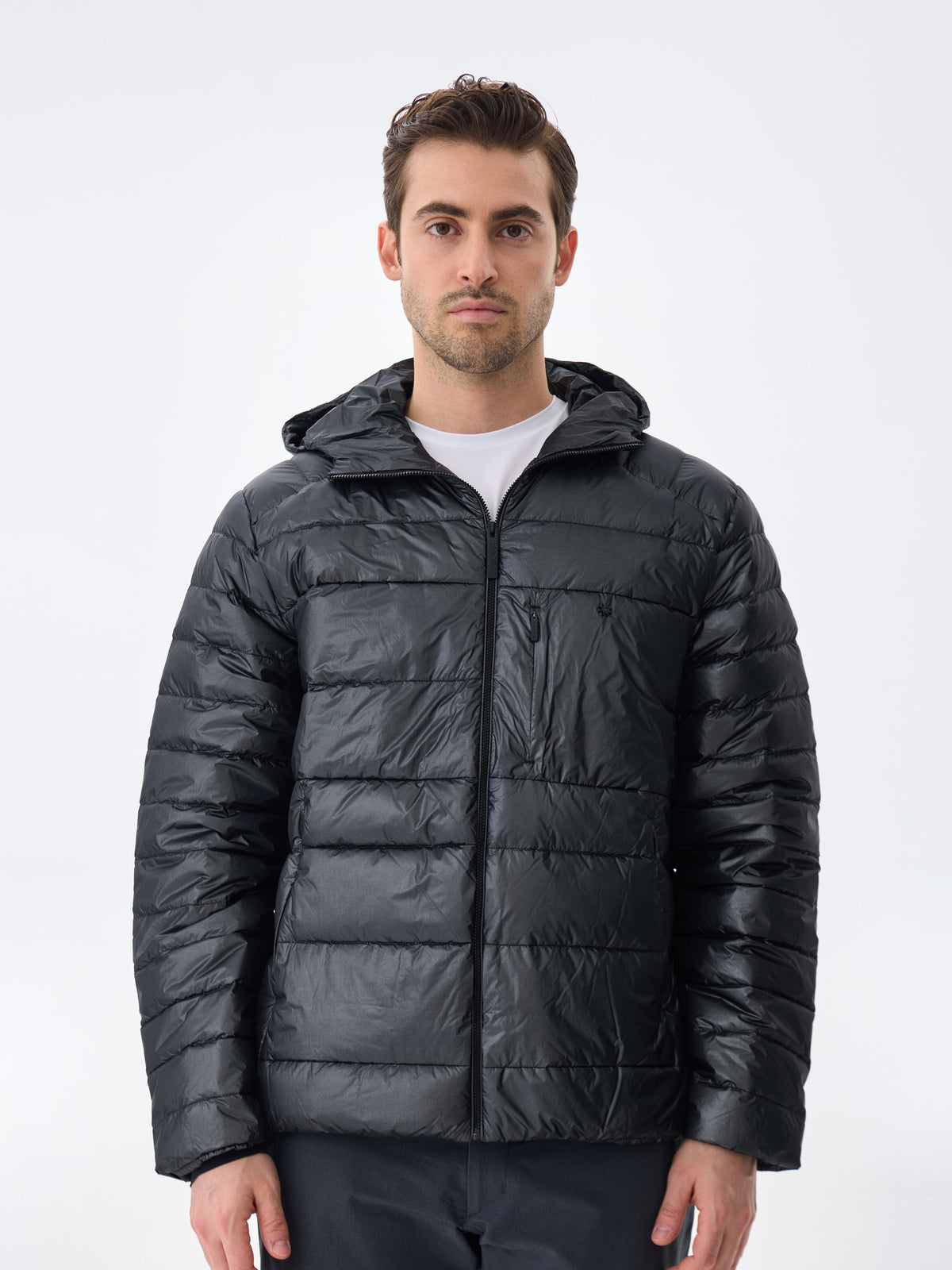 HOODED BOLD DAUNENJACKE