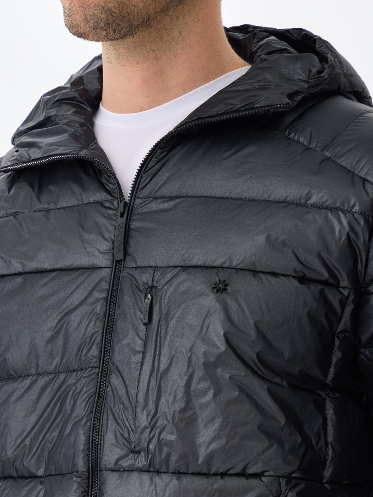 HOODED BOLD DAUNENJACKE