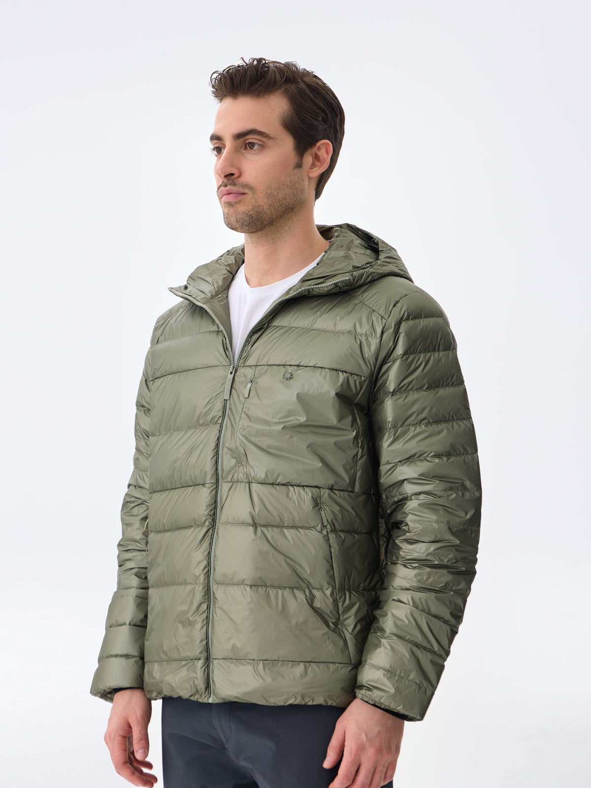 HOODED BOLD DAUNENJACKE