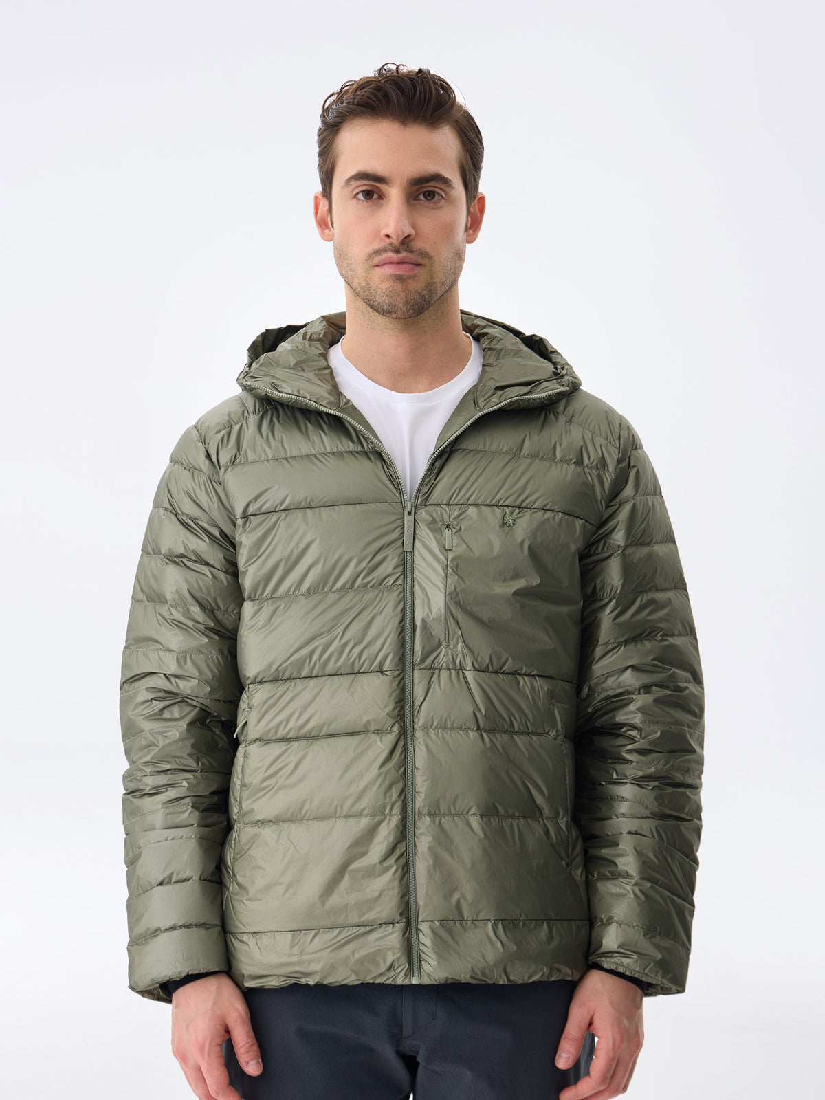 HOODED BOLD DAUNENJACKE