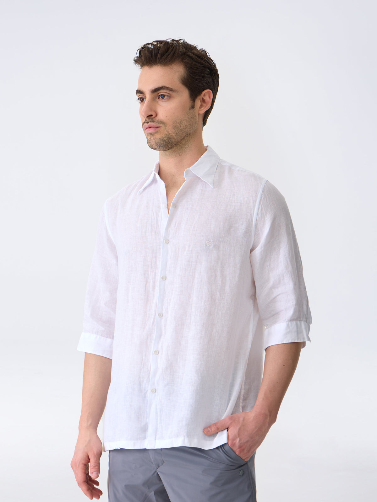 THE LINEN HEMD 3/4