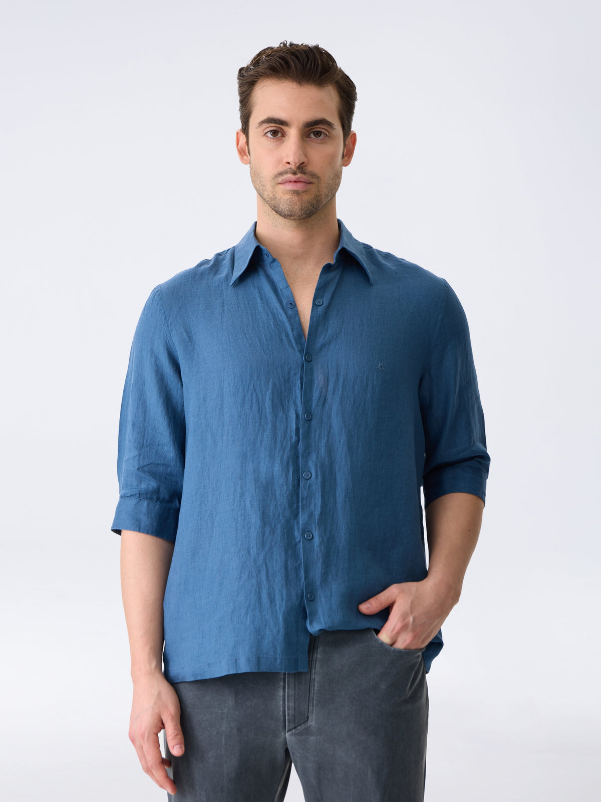 THE LINEN HEMD 3/4
