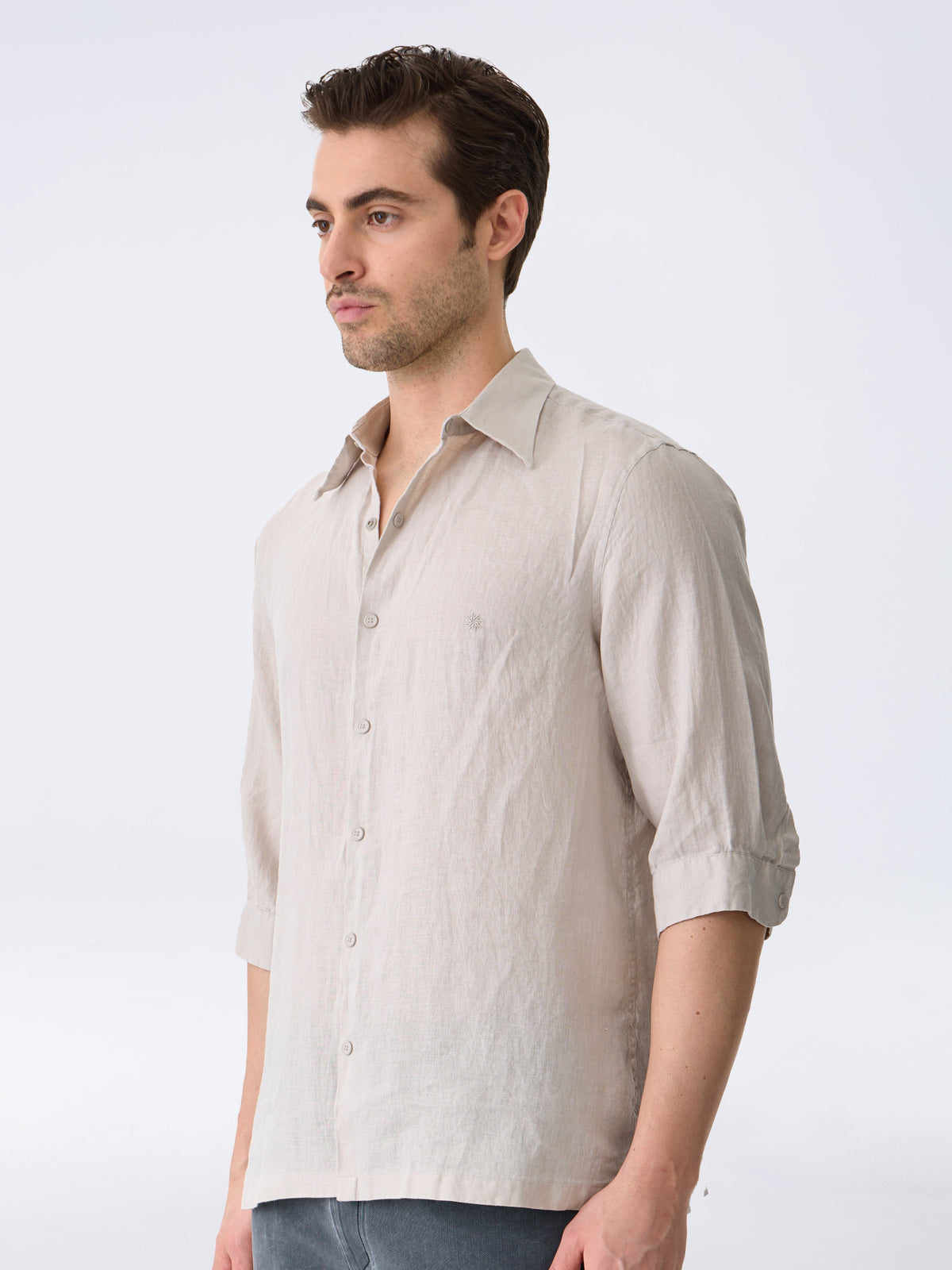 THE LINEN HEMD 3/4