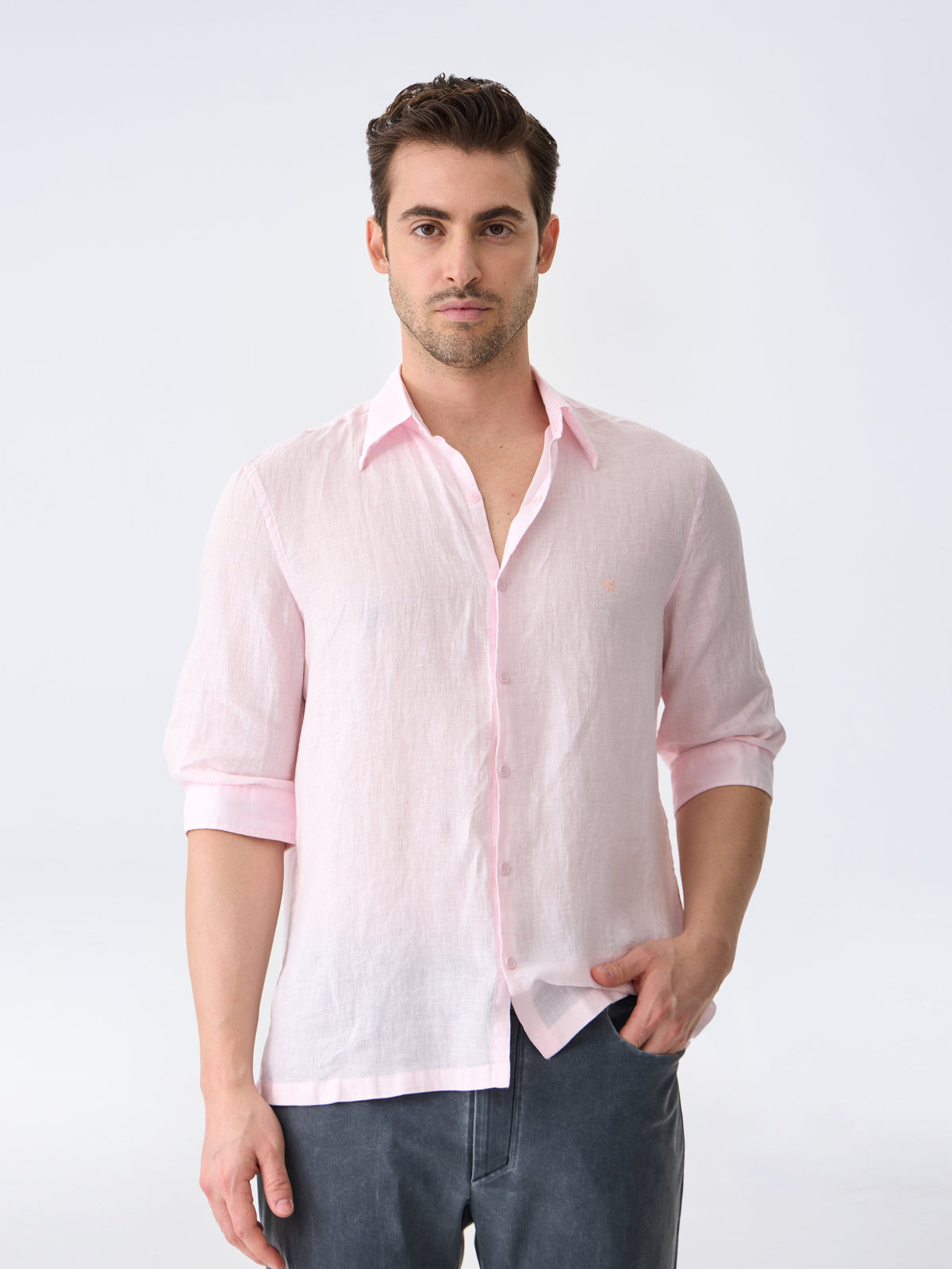 THE LINEN HEMD 3/4