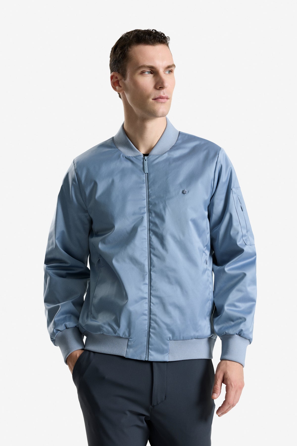 SATIN BOMBERJACKE