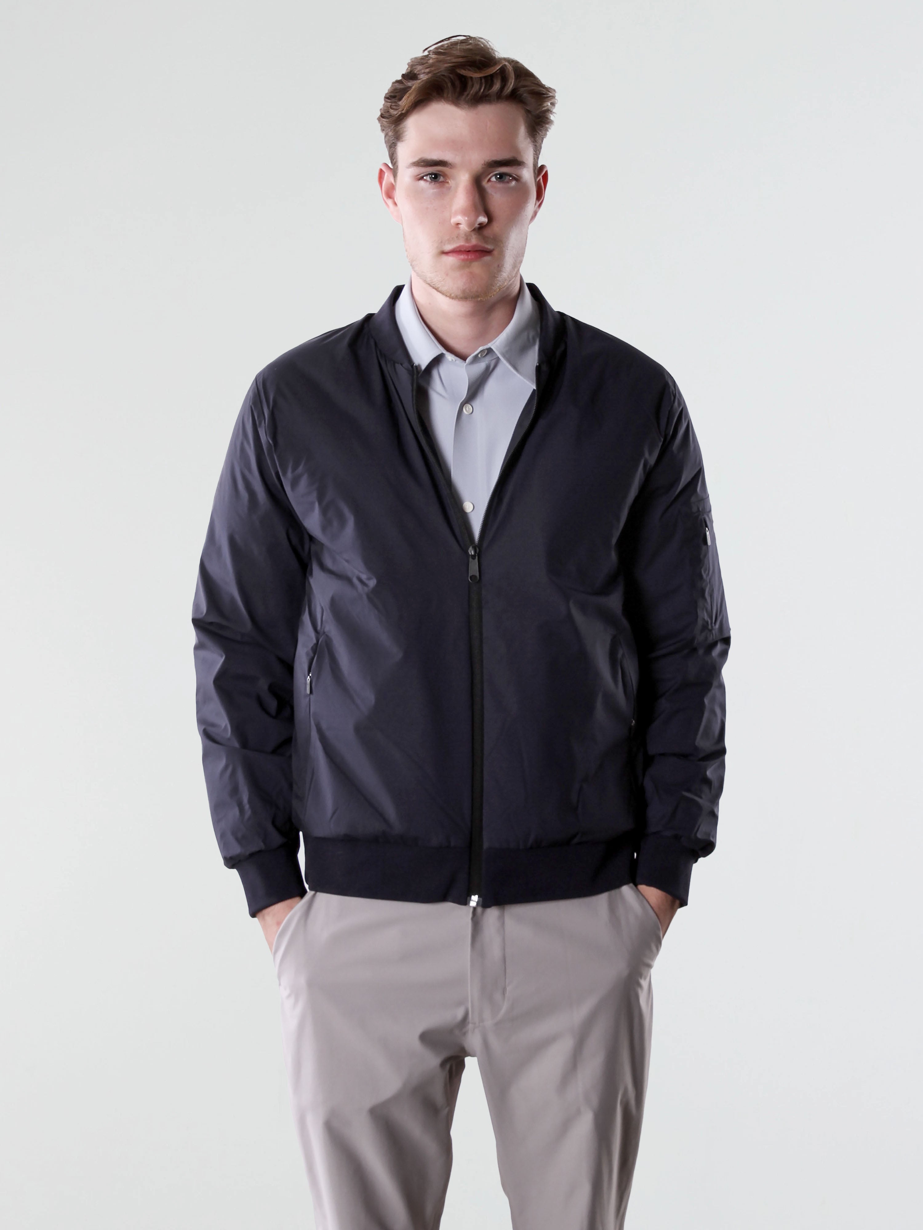 ISAORA Down Bomber Jacket - Men's Reversible Down Jacket | 800FP