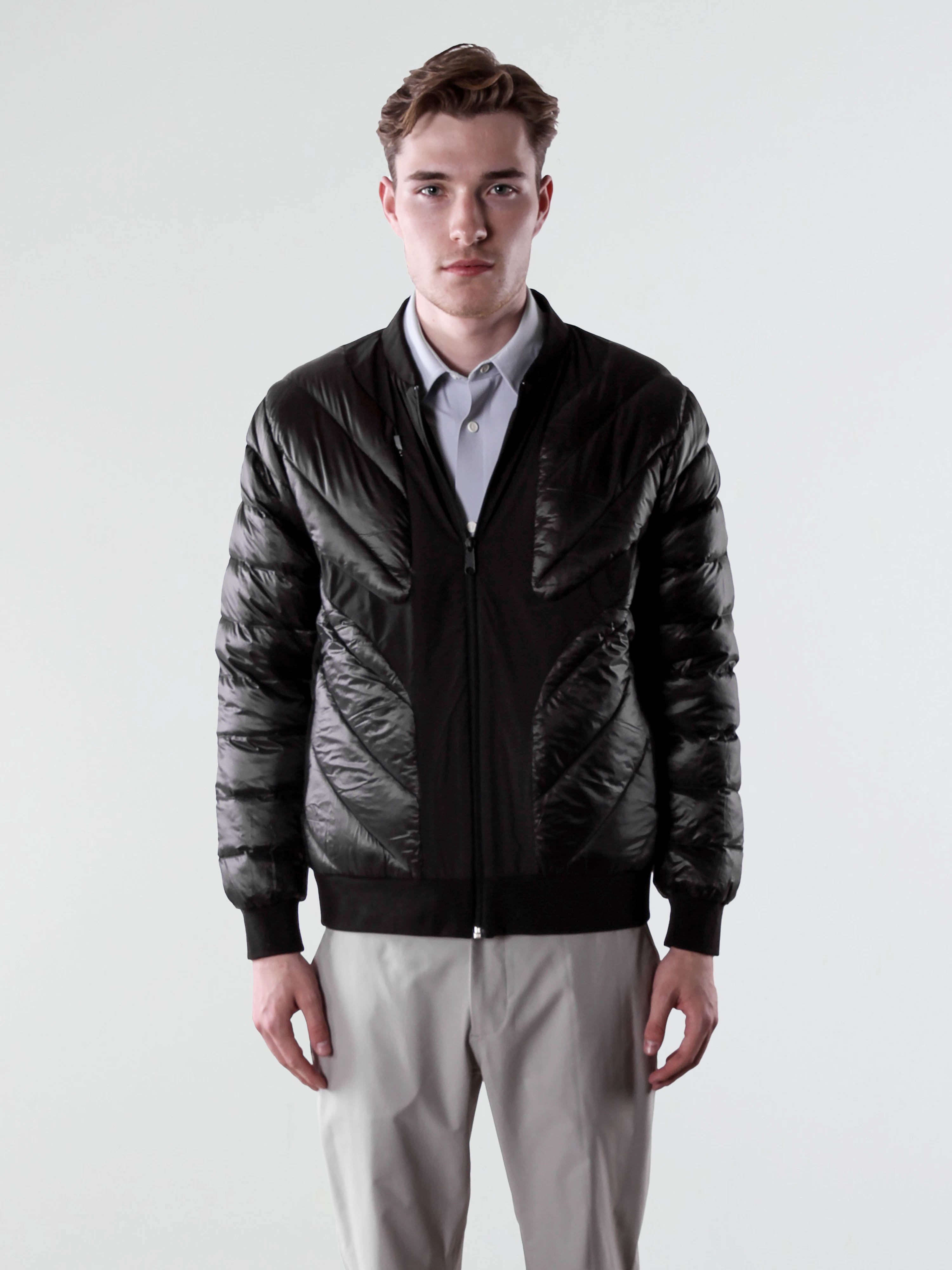 ISAORA Down Bomber Jacket - Men's Reversible Down Jacket | 800FP
