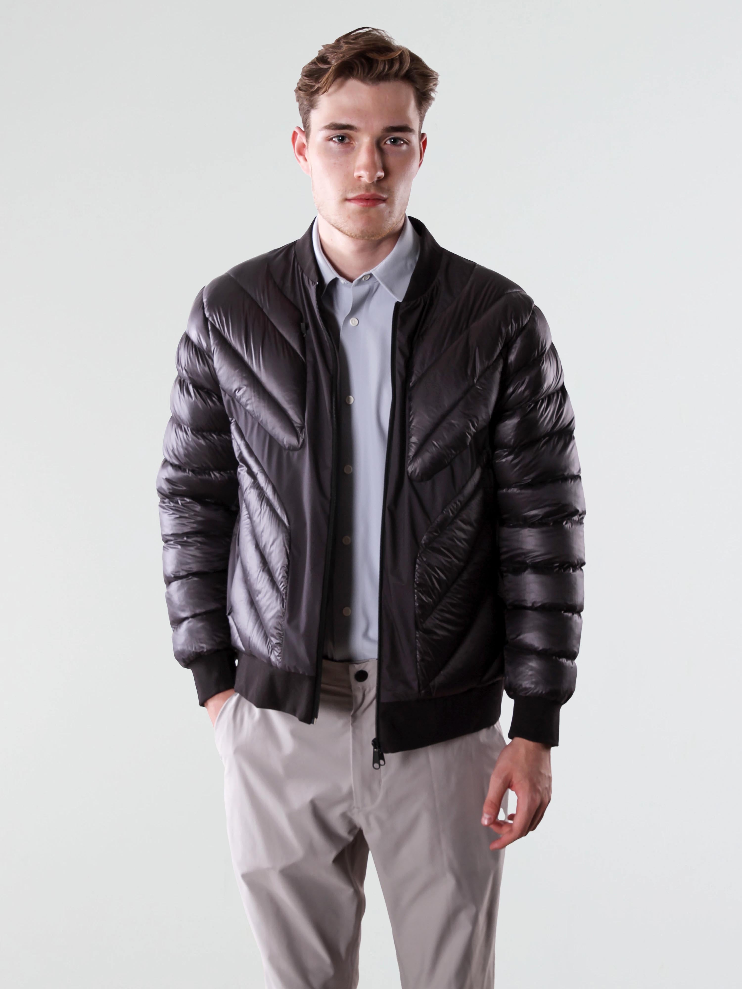 ISAORA Down Bomber Jacket - Men's Reversible Down Jacket | 800FP