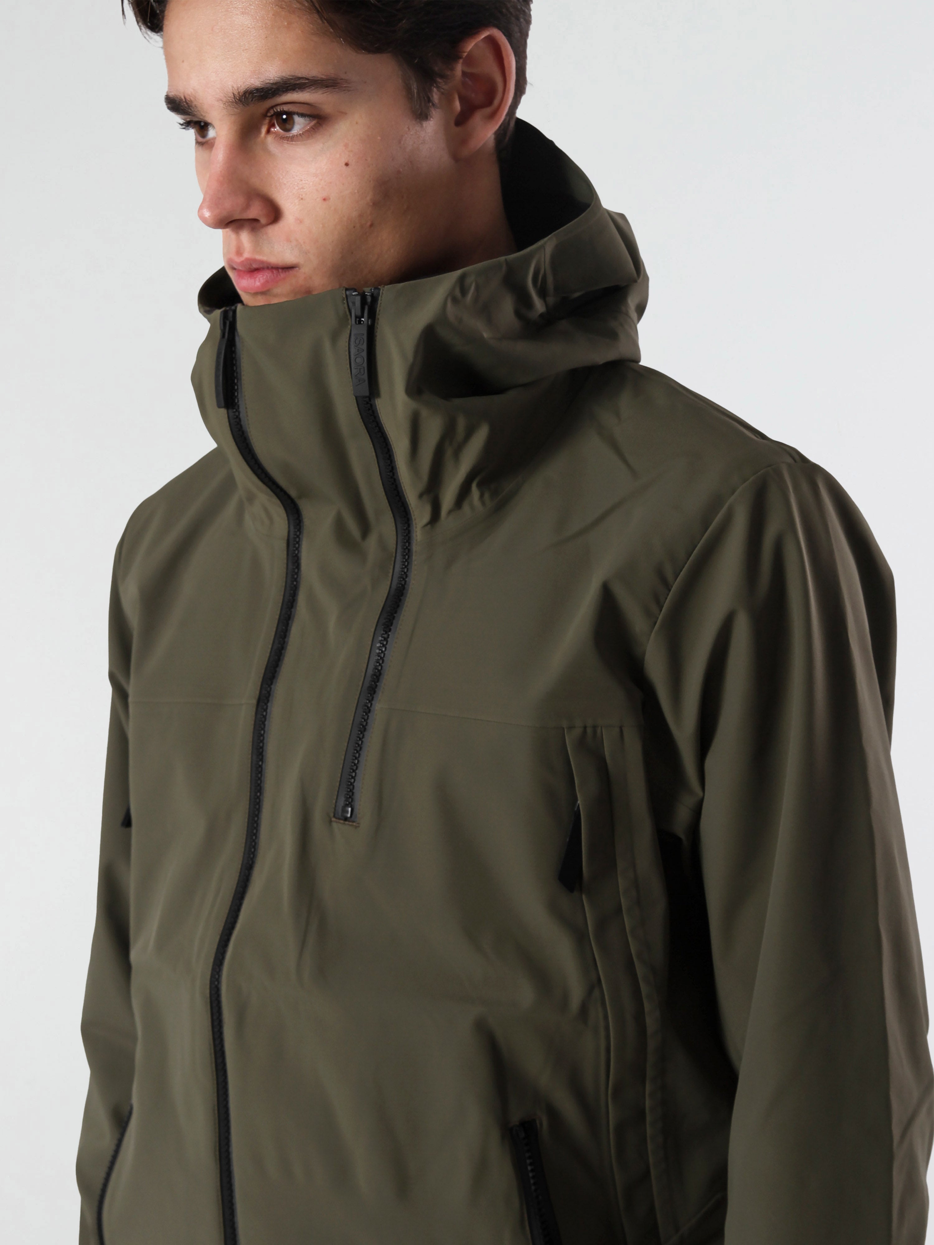 ISAORA Asym Jacket - Men's Waterproof Technical Jacket | Ergonomic