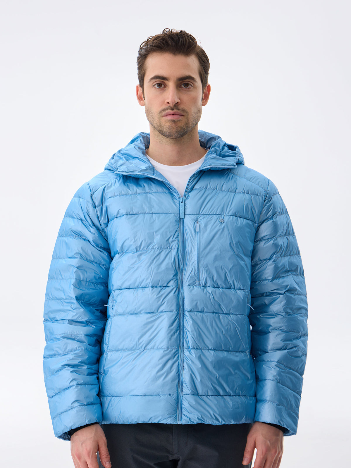HOODED BOLD DAUNENJACKE