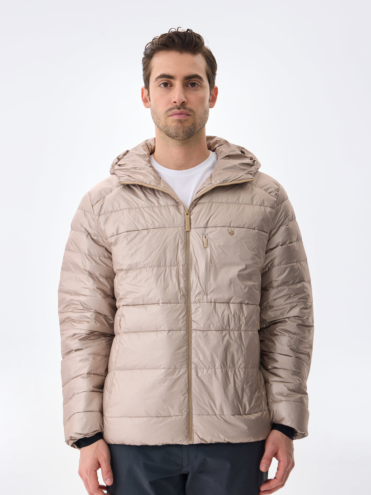 HOODED BOLD DAUNENJACKE